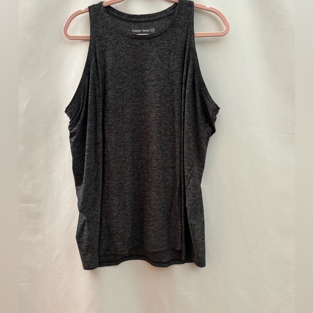 Outdoor Voices All Day Tank Charcoal
